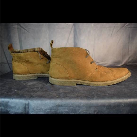 Men's size 11.5 (45) Suede lace up ankle shoe boots shoes by H & M - Picture 3 of 5